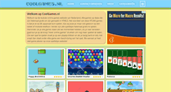Desktop Screenshot of coolgames.nl