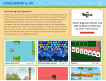 Tablet Screenshot of coolgames.nl